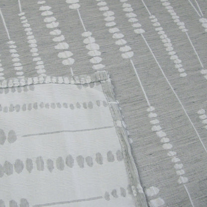 Perline Grey Jacquard Polyester Tablecloth 230 x 230cm V442-GNA-TABLEC-PERLINE230-GREY-SQ