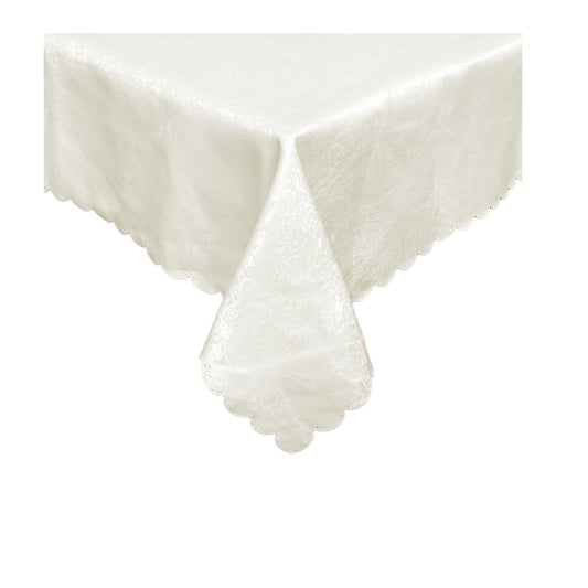 Jacquard Table Cloth Safari Ivory 150 x 220 cm V442-GNA-TABLEC-SAFARI220CM-IVORY-RE
