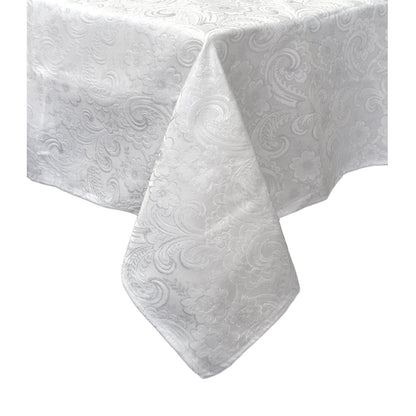 Salonika Blossom Tablecloth White 180 x 400 cm V442-GNA-TABLEC-SALONIKABLOSSOM400RE-WHITE-RE