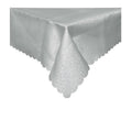Jacquard Table Cloth Scribble Grey 135 x 180 cm V442-GNA-TABLEC-SCRIBBLE180CM-GREY-RE