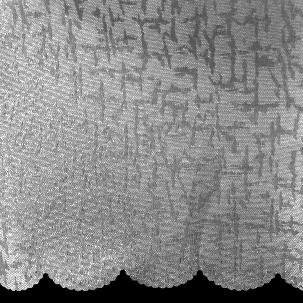 Jacquard Table Cloth Scribble Grey 150 x 270 cm V442-GNA-TABLEC-SCRIBBLE270CM-GREY-RE