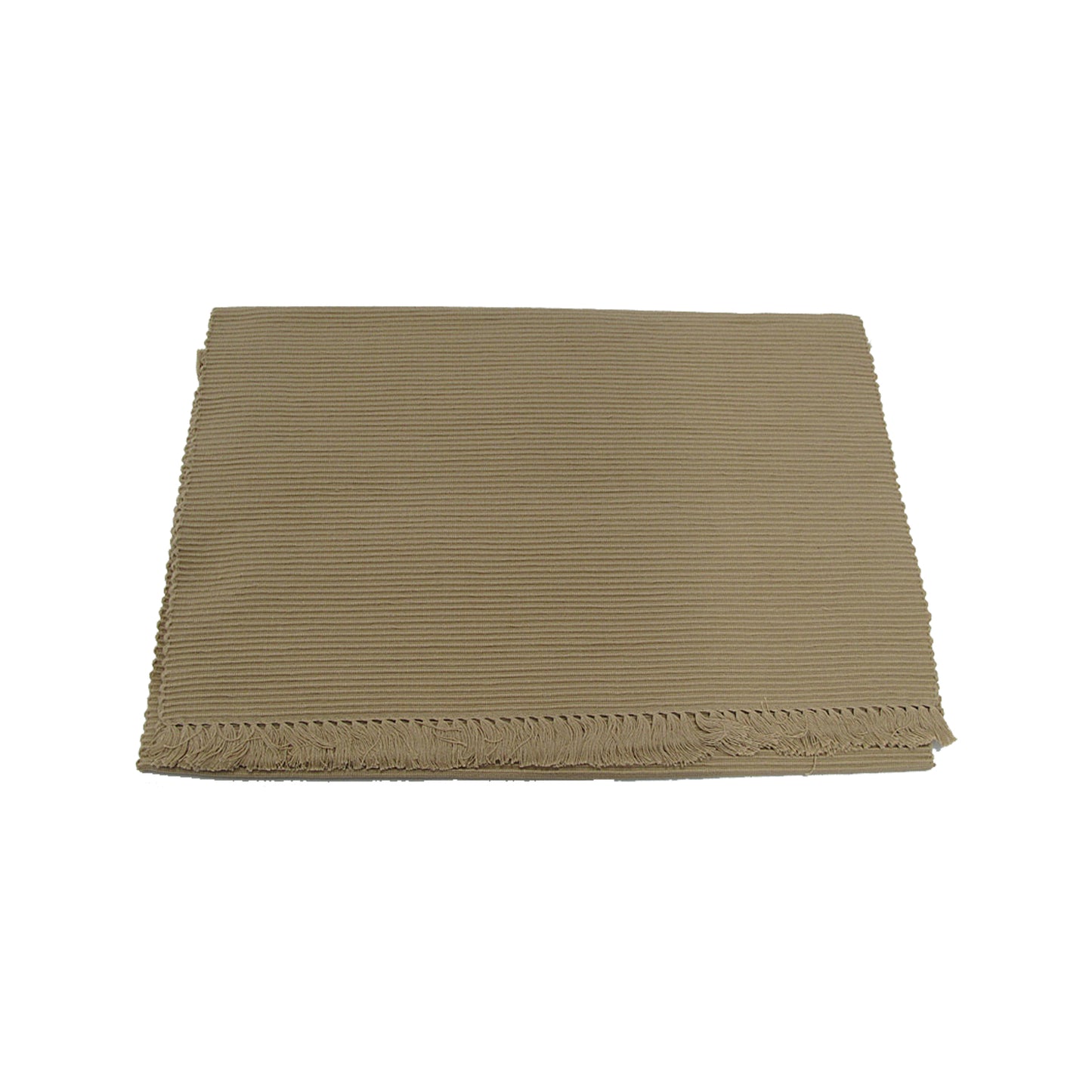 Hoydu Cotton Ribbed Table Runner 45cm x 200cm - WARM SAND V442-GNA-TABLER-RIBBED-200CM-WARMSAND