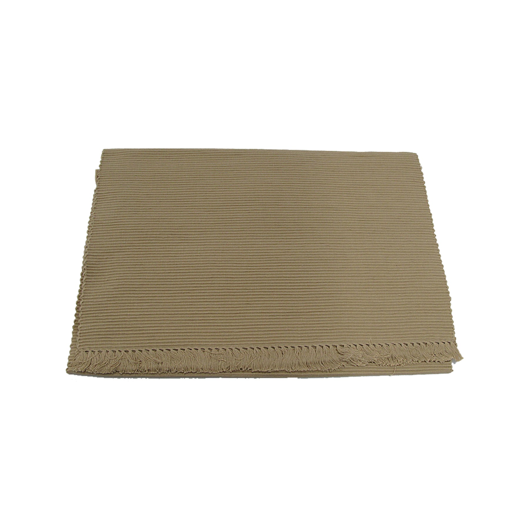 Hoydu Cotton Ribbed Table Runner 45cm x 200cm - WARM SAND V442-GNA-TABLER-RIBBED-200CM-WARMSAND