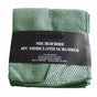 Pack of 4 - Dish Scrubber Cloth - GREEN V442-GNA-TEAT-SCRUBBER-GREEN