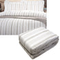 Brighton Road Regatta Stone Quilted Quilt Cover Set Queen V442-GXY-QUILTCS-REGATTA-STONE-QS