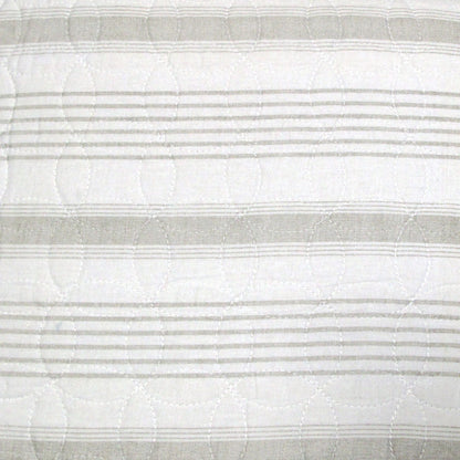 Brighton Road Regatta Stone Quilted Quilt Cover Set Queen V442-GXY-QUILTCS-REGATTA-STONE-QS