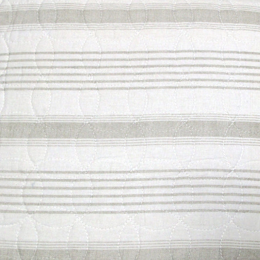 Brighton Road Regatta Stone Quilted Quilt Cover Set Queen V442-GXY-QUILTCS-REGATTA-STONE-QS