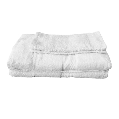 Pack of 4 - Egyptian Cotton Extra Large Bath Sheets and Face Washers set White V442-GXY-TOWEL-EGYPTIAN4BATHSHEETFW-WHITE-RE