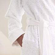PIP Studio Mosaic de Pip White Cotton Bathrobe XX-Large V442-HIN-BATHROBE-MOSAICDEPIP-WHITE-XXL