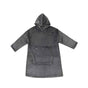 Accessorize Grey Super Soft Hooded Blanket Extra Large V442-HIN-BLANKET-HOODIE-GREY-L