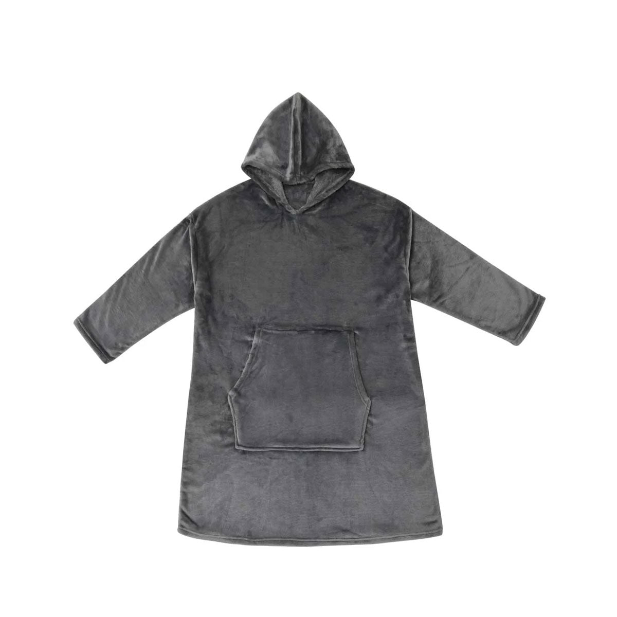 Accessorize Grey Super Soft Hooded Blanket Small/Medium V442-HIN-BLANKET-HOODIE-GREY-S