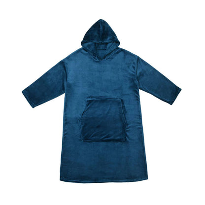 Accessorize Ink Blue Super Soft Hooded Blanket Small/Medium V442-HIN-BLANKET-HOODIE-INKBLUE-S