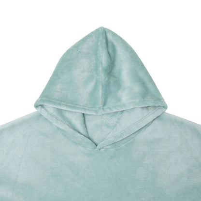 Accessorize Mist Super Soft Hooded Blanket Extra Large V442-HIN-BLANKET-HOODIE-MIST-L