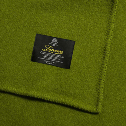 Laconia 400GSM Premium Australian Pure Wool Blanket Moss Green Super King V442-HIN-BLANKET-LACONIAWOOL-MOSSGREEN-SK