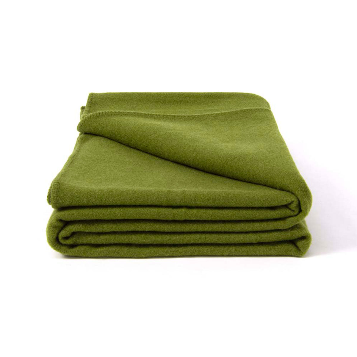 Laconia 400GSM Premium Australian Pure Wool Blanket Moss Green Super King V442-HIN-BLANKET-LACONIAWOOL-MOSSGREEN-SK