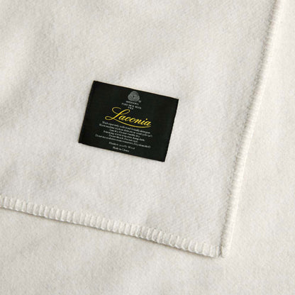 Laconia 400GSM Premium Australian Pure Wool Blanket Natural Single V442-HIN-BLANKET-LACONIAWOOL-NATURAL-SB