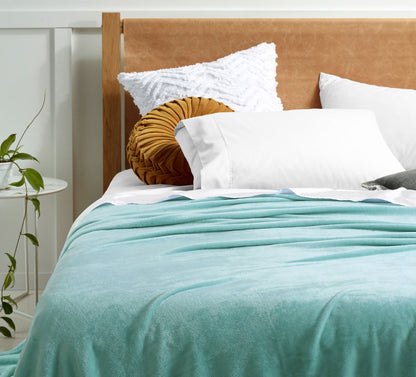 Accessorize Super Soft Blanket Queen/King Mist V442-HIN-BLANKET-SUPERSOFT-MIST-QS