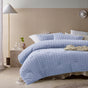 Vintage Design Homewares 3 Pcs Parquet Snooze Blue Comforter Set Queen V442-HIN-COMFORTER-PARQUET-SNOOZEBLUE-QS