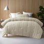 Accessorize Seersucker Natural 3 Piece Comforter Set Queen V442-HIN-COMFORTER-SEERSUCKER-NATURAL-QS
