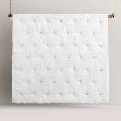 Accessorize Soho Waffle White 3 Piece Comforter Set King V442-HIN-COMFORTER-SOHOWAFFLE-WHITE-KI