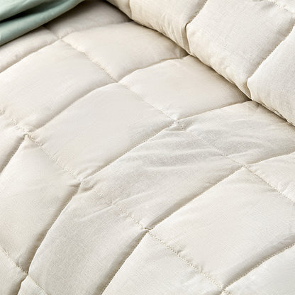 Vintage Design Homewares Natural French Linen Coverlet Set King V442-HIN-COVERLETS-FRENCHLINEN-NATURAL-KI