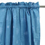 Pair of Polyester Cotton Rod Pocket Blue Daisy Curtains V442-HIN-CURTAIN-DAISY-BLUE-RE