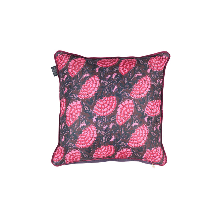 KAAT Amsterdam Ayda Pink Floral Square Filled Cushion 45cm x 45cm V442-HIN-CUSHION-AMSTERDAMAYDA-PINK-SQ