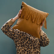 KAAT Amsterdam Frey Brown Square Filled Cushion 40cm x 40cm V442-HIN-CUSHION-AMSTERDAMFREY-BROWN-SQ