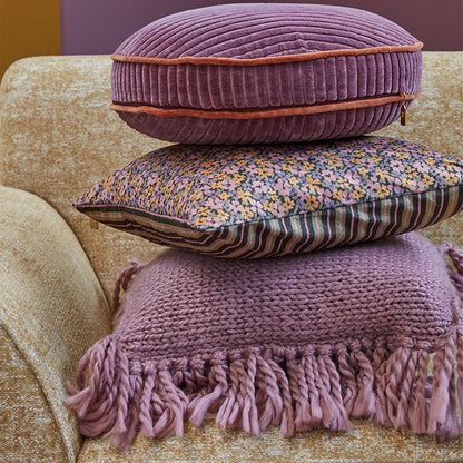 KAAT Amsterdam Jonine Lilac Square Filled Cushion 45cm x 45cm V442-HIN-CUSHION-AMSTERDAMJONINE-LILAC-SQ