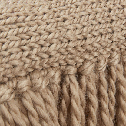 KAAT Amsterdam Jonine Sand Square Filled Cushion 45cm x 45cm V442-HIN-CUSHION-AMSTERDAMJONINE-SAND-SQ