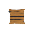 KAAT Amsterdam Myron Brown Stripe Square Filled Cushion 40cm x 40cm V442-HIN-CUSHION-AMSTERDAMMYRON-BROWN-SQ
