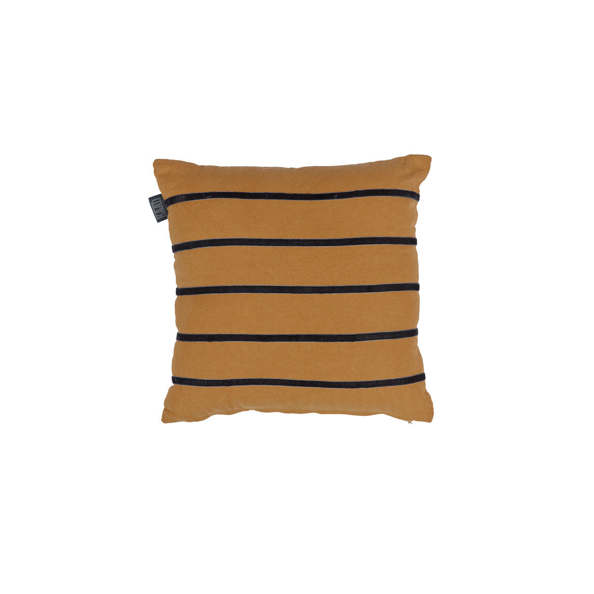 KAAT Amsterdam Myron Brown Stripe Square Filled Cushion 40cm x 40cm V442-HIN-CUSHION-AMSTERDAMMYRON-BROWN-SQ