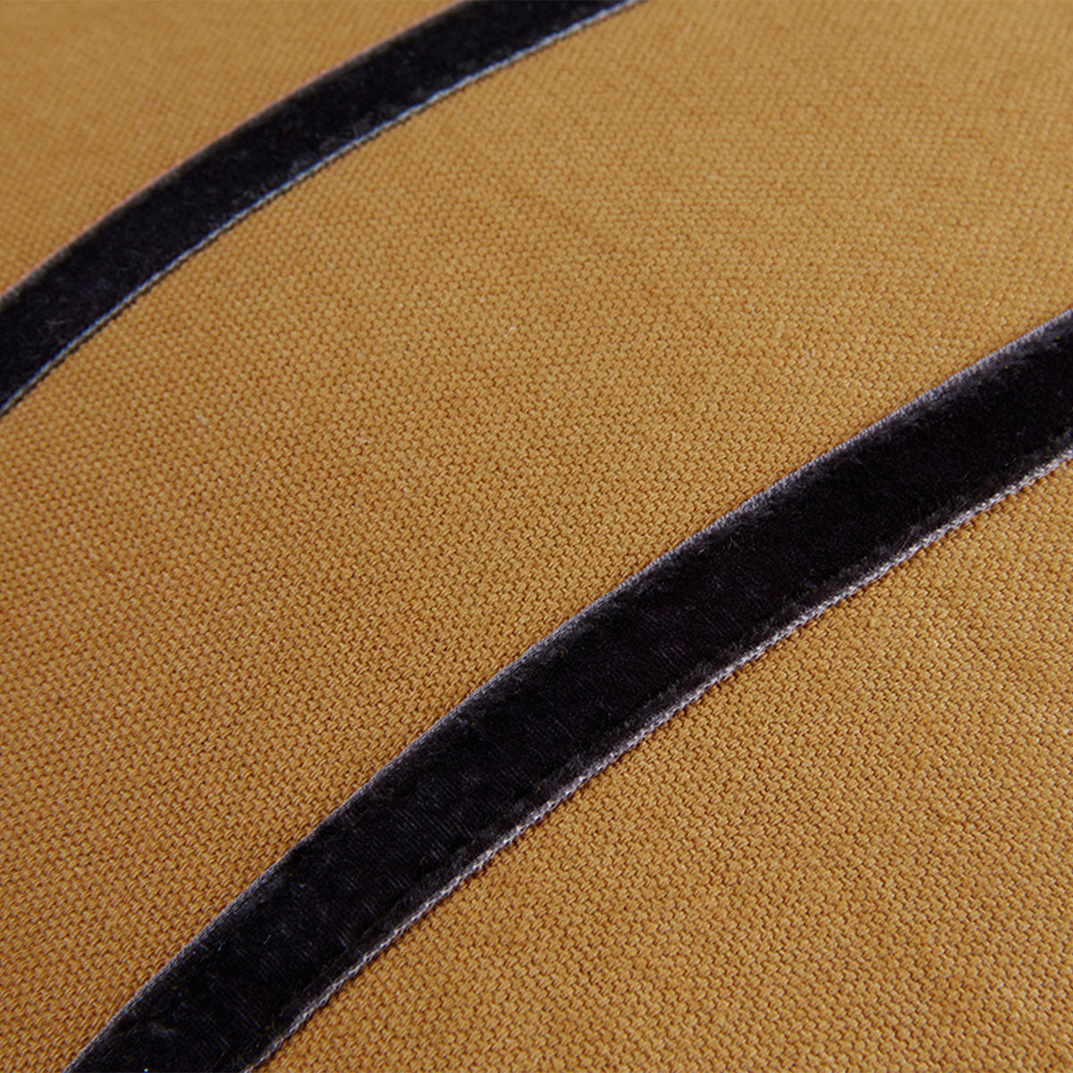 KAAT Amsterdam Myron Brown Stripe Square Filled Cushion 40cm x 40cm V442-HIN-CUSHION-AMSTERDAMMYRON-BROWN-SQ