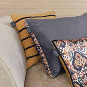 KAAT Amsterdam Myron Brown Stripe Square Filled Cushion 40cm x 40cm V442-HIN-CUSHION-AMSTERDAMMYRON-BROWN-SQ