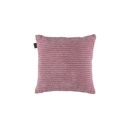 KAAT Amsterdam Ribbed Pink Square Filled Cushion 43cm x 43cm V442-HIN-CUSHION-AMSTERDAMRIBBED-PINK-SQ