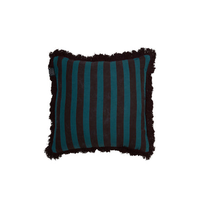 KAAT Amsterdam Viggo Red Stripe Square Filled Cushion 45cm x 45cm V442-HIN-CUSHION-AMSTERDAMVIGGO-RED-SQ
