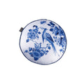 Bedding House Blue Bird Round Filled Cushion 40cm Diameter V442-HIN-CUSHION-BIRD-BLUE-RD