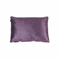 KAAT Amsterdam Boline Aubergine Velvet Oblong Filled Cushion 40cm x 60cm V442-HIN-CUSHION-BOLINE-AUBERGINE-RE