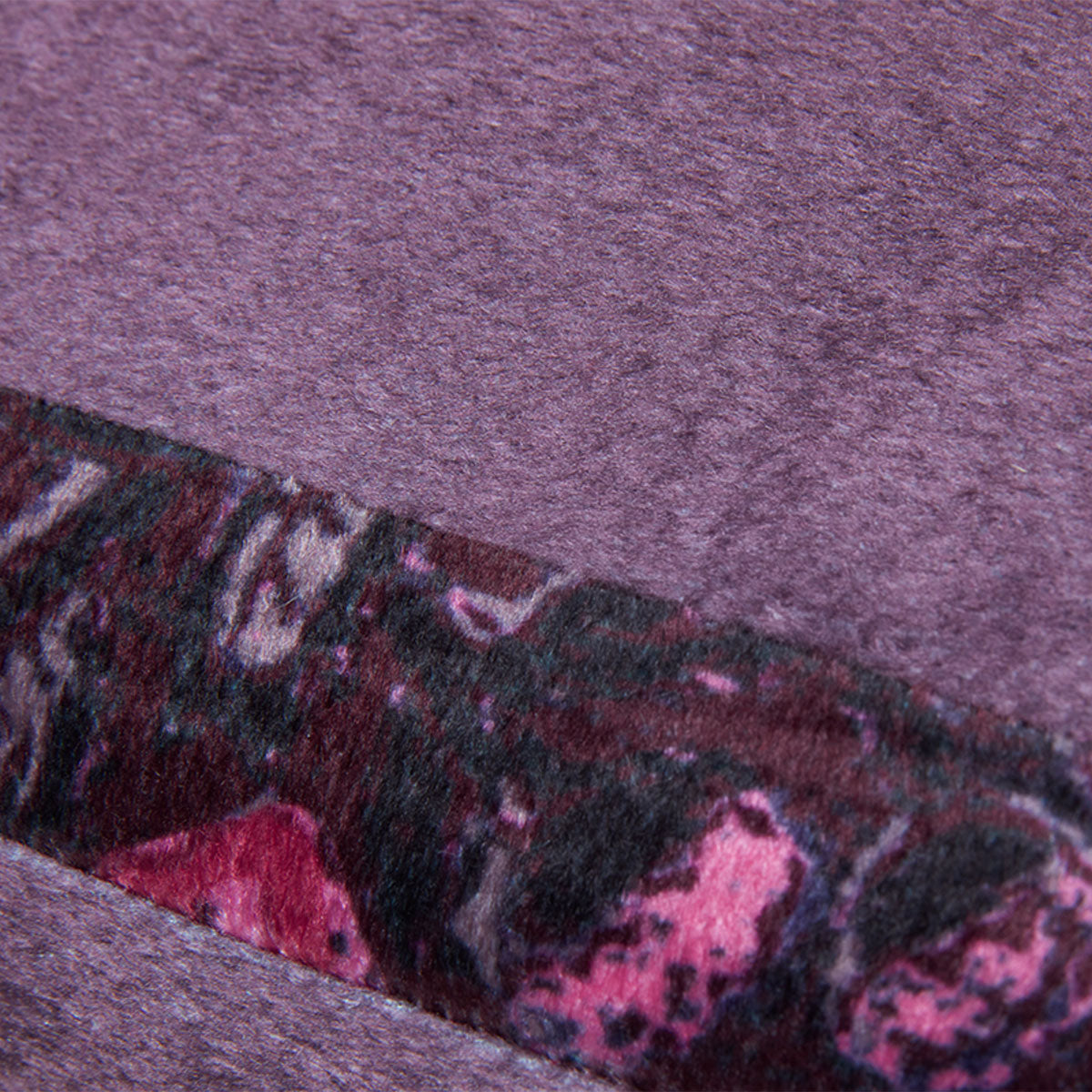 KAAT Amsterdam Boline Aubergine Velvet Oblong Filled Cushion 40cm x 60cm V442-HIN-CUSHION-BOLINE-AUBERGINE-RE