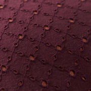 Bedding House Chelsy Plum (Also Known as Purple) Square Filled Cushion 40cm x 40cm V442-HIN-CUSHION-CHELSY-PURPLE-SQ