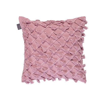 Bedding House Dondi Pink Luxury Cotton Filled Cushion V442-HIN-CUSHION-DONDI-PINK-SQ