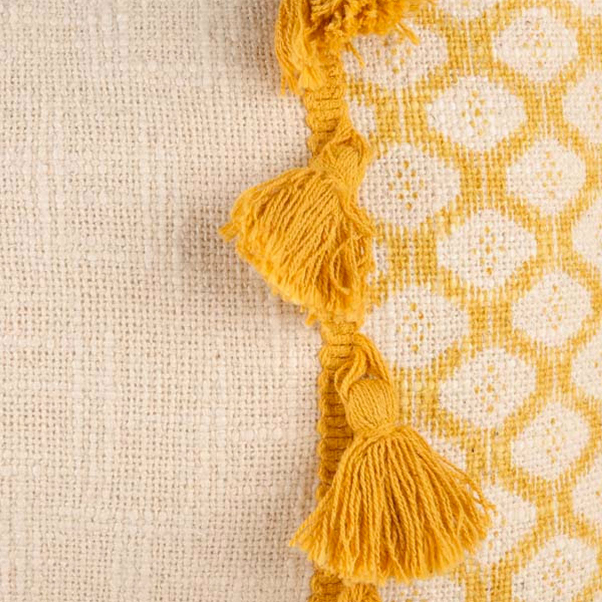 Accessorize Eleni Ochre Rectangular Filled Cushion 30cm x 50cm V442-HIN-CUSHION-ELENI-OCHRE-RE