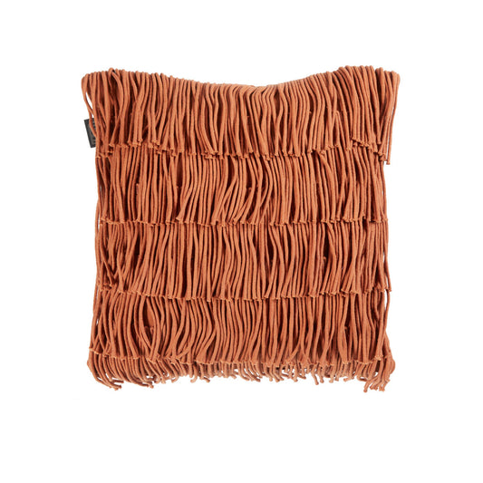 Bedding House Flapper Applique Filled Square Cushion - Terra V442-HIN-CUSHION-FLAPPER-TERRA-SQ
