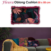 Bedding House Fleura Multi Filled Oblong Cushion V442-HIN-CUSHION-FLEURA-MULTI-RE