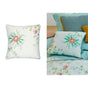 PIP Studio Fleur Grandeur White Quilted Square Cushion V442-HIN-CUSHION-FLEURGRANDEUR-WHITE-SQ