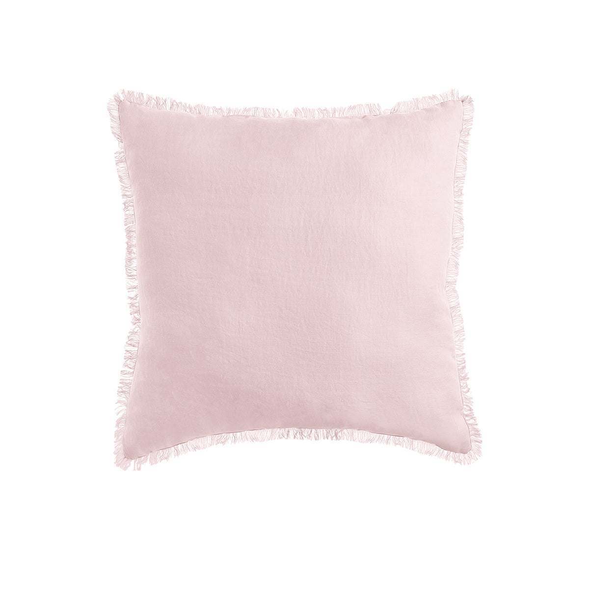 Vintage Design Homewares Blush French Linen Filled Cushion Square - 55cm x 55cm V442-HIN-CUSHION-FRENCHLINEN-BLUSH-SQ