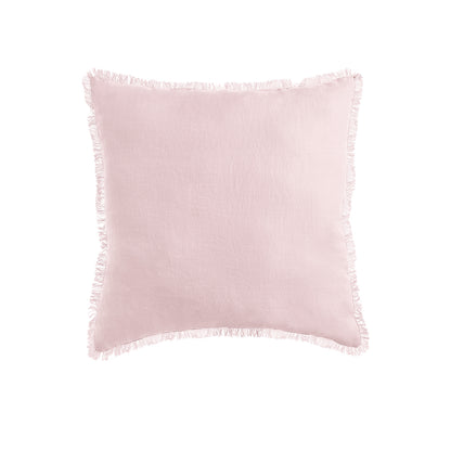 Vintage Design Homewares Blush French Linen Filled Cushion Square - 55cm x 55cm V442-HIN-CUSHION-FRENCHLINEN-BLUSH-SQ