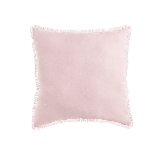 Vintage Design Homewares Blush French Linen Filled Cushion Square - 55cm x 55cm V442-HIN-CUSHION-FRENCHLINEN-BLUSH-SQ