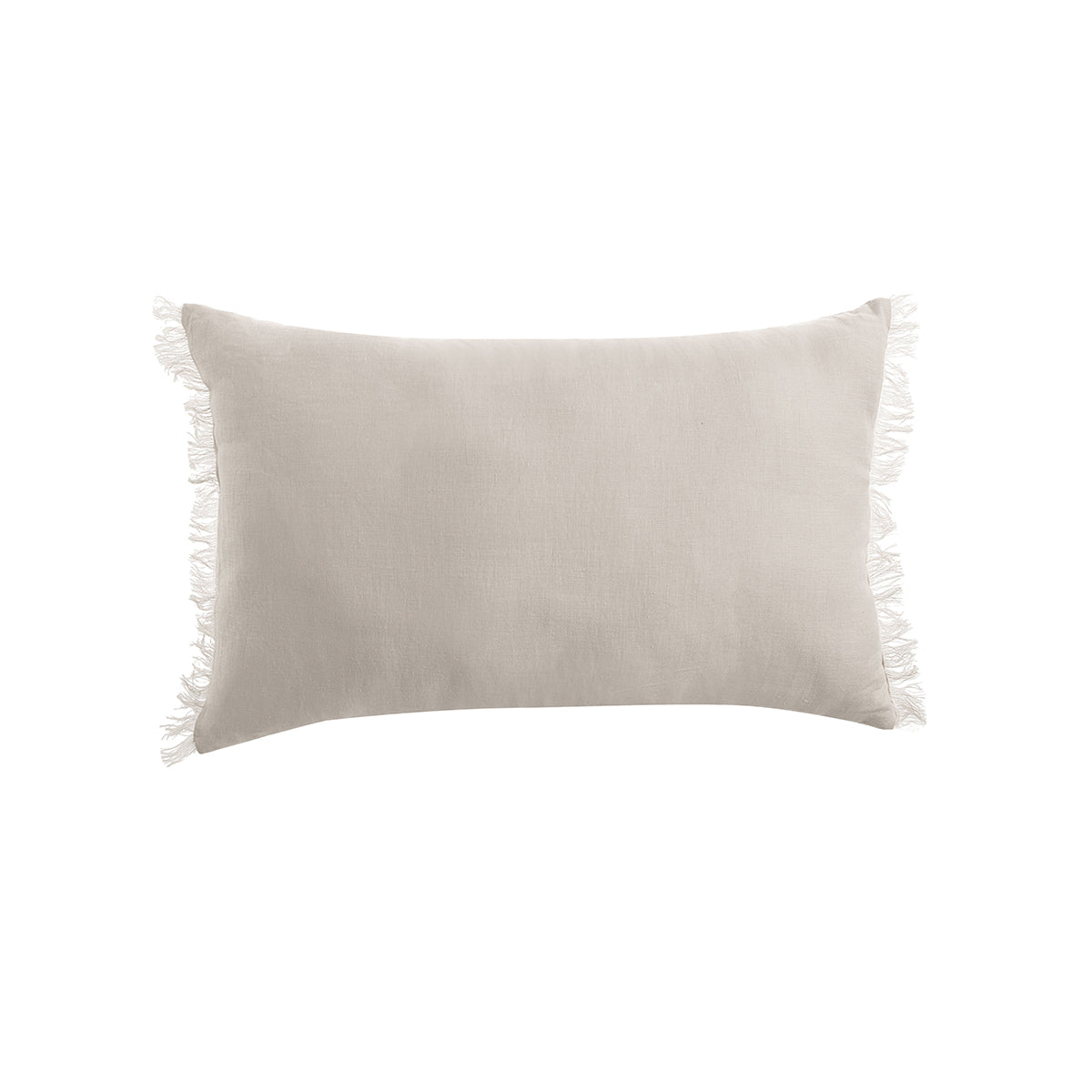 Vintage Design Homewares Natural French Linen Filled Cushion Oblong - 35cm x 55cm V442-HIN-CUSHION-FRENCHLINEN-NATURAL-RE