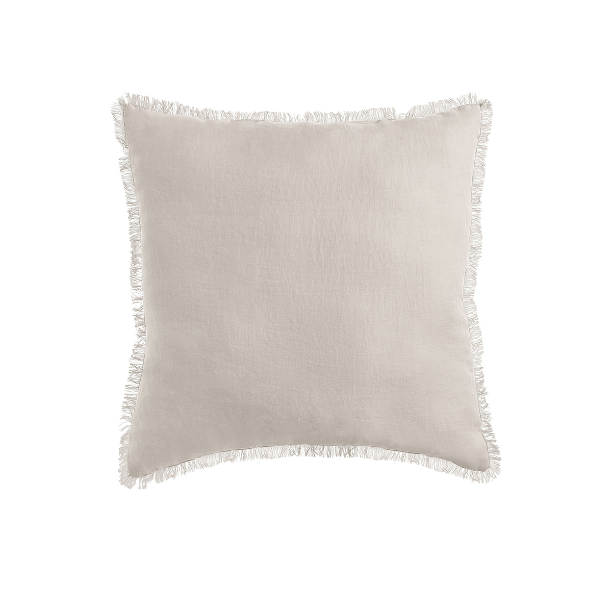 Vintage Design Homewares Natural French Linen Filled Cushion Square - 55cm x 55cm V442-HIN-CUSHION-FRENCHLINEN-NATURAL-SQ